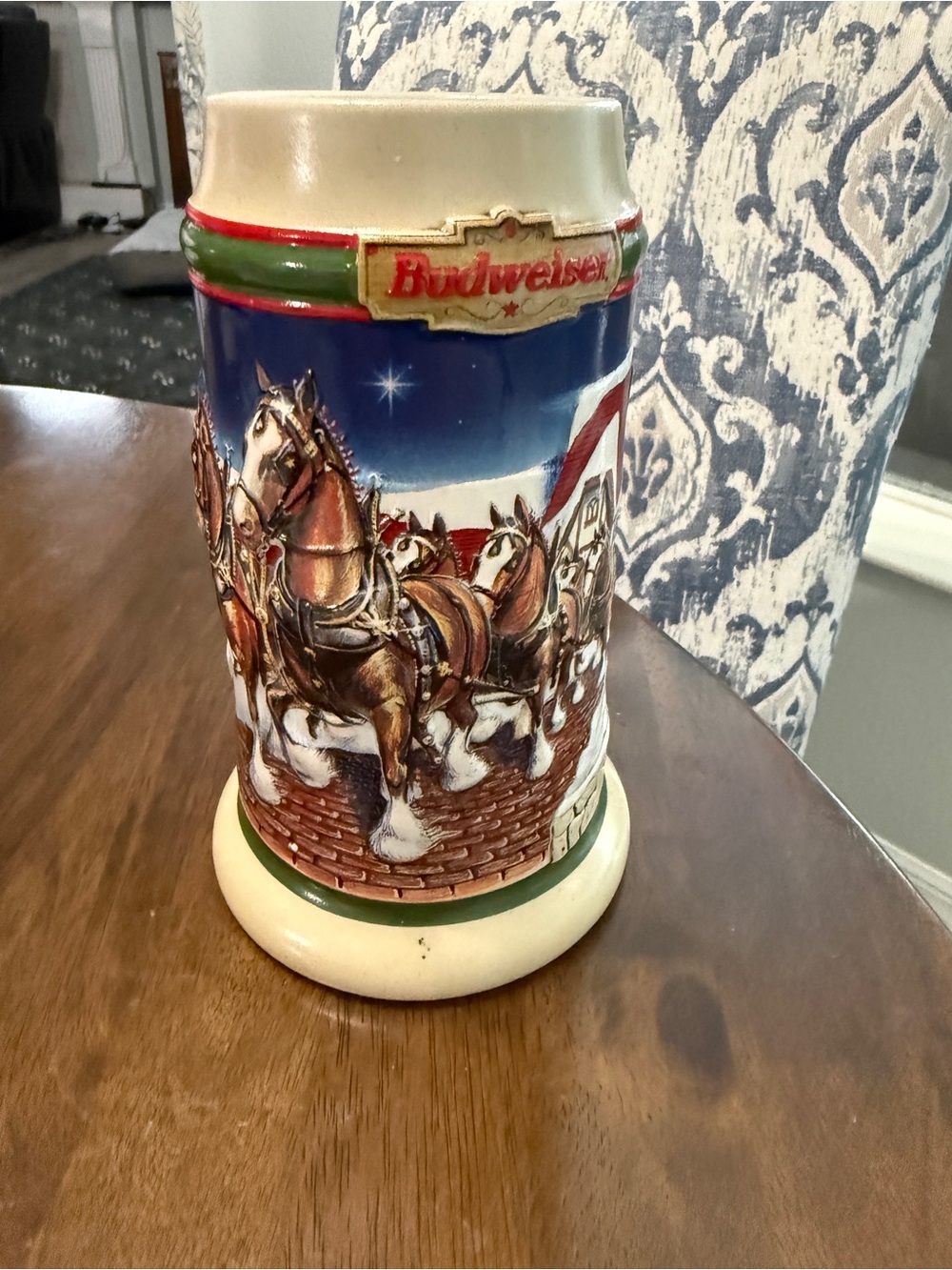 1998 Budweiser Grant’s Farm Holiday Stein CS343